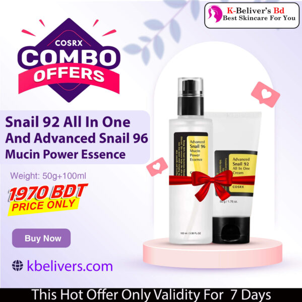 COSRX Advanced Snaill 92 All In One+Snail 96 Mucin Power Essence